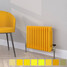 CT3-C-400-YELLOW-TH - Classic Yellow 3 Column Radiator H400mm x W1404mm CT3-C-400-YELLOW-TH - Classic Yellow 3 Column Radiator H400mm x W1404mm